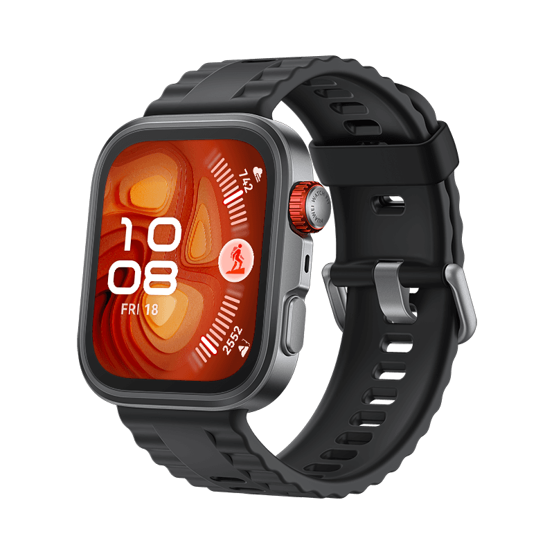 Huawei HUAWEI WATCH FIT 4 Pro Negro Fluoroelastómero/Cristal de Zafiro y Titanio/Hasta 10 Días de Batería/Conexión con Android & iOS